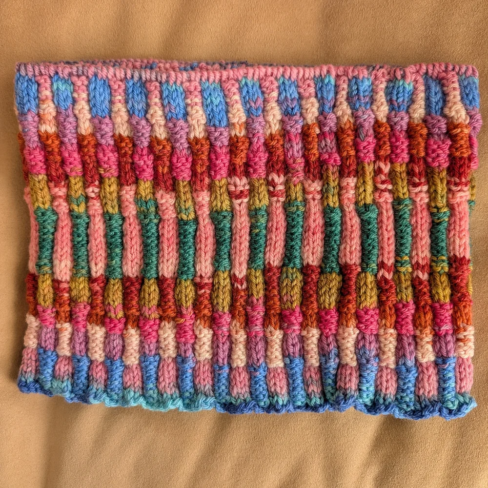Multicolor Knit Neck Warmer - Picture 1 of 1